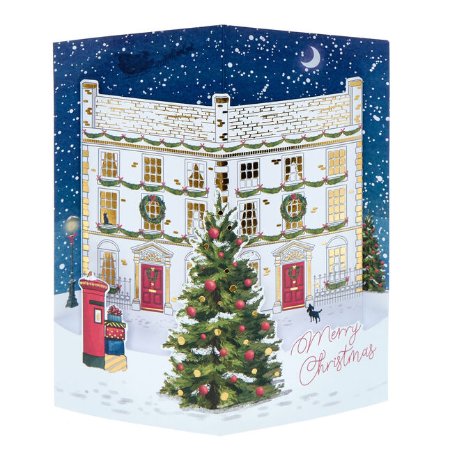 5 Luxury Charity Christmas Cards - Festive Homes (1 Design)